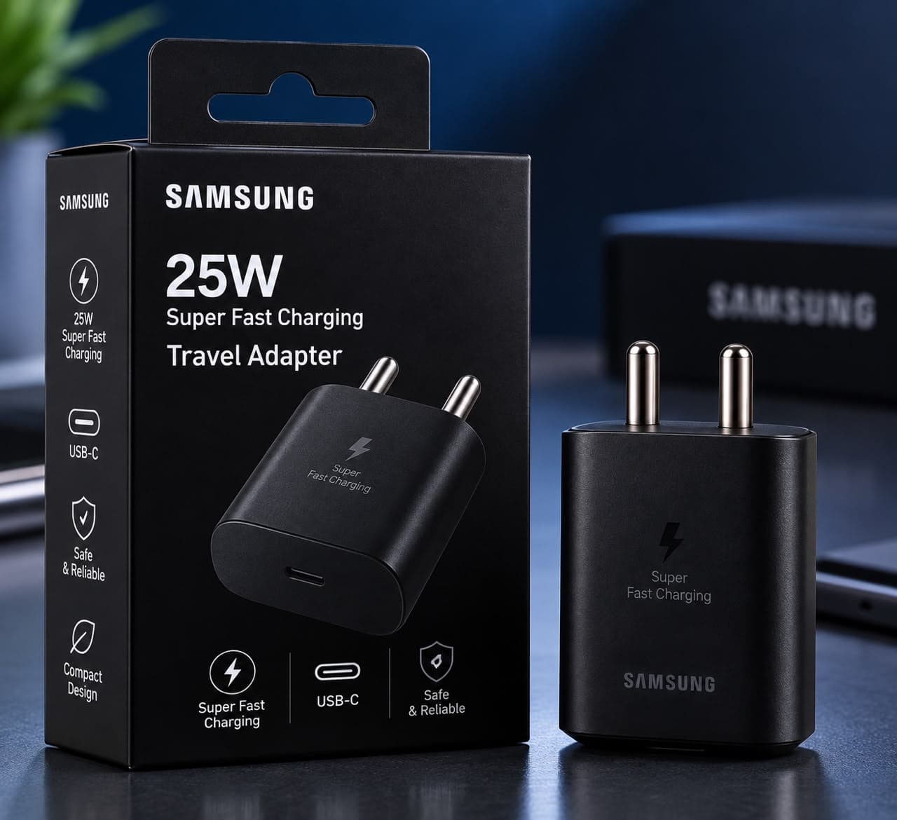 25W Travel Adapter Super Fast Charging